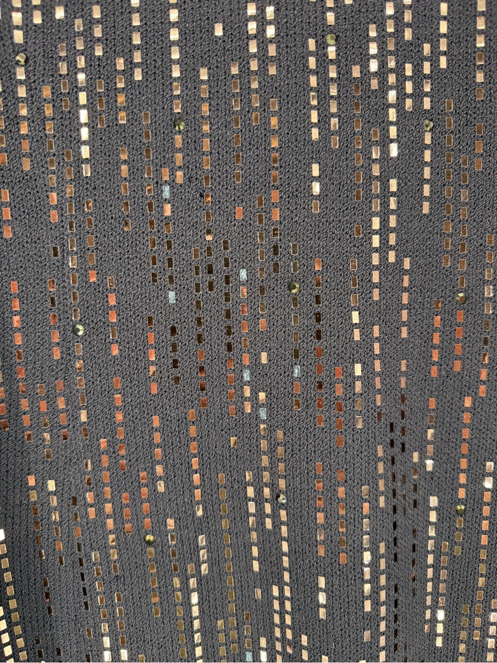 St John Evening By Marie Gray Vintage Sequin Knit Zip Jacket 14 Statement Glam - Picture 8 of 15